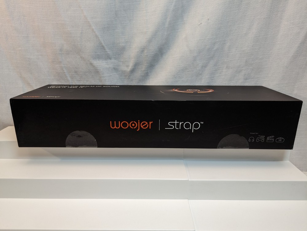 SEALED Woojer STRAP - Original 2017 Launch Model, Black, Haptic Vibration, New