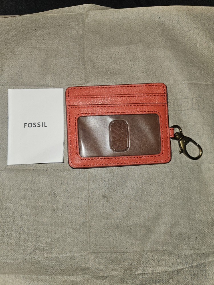 Fossil Sofia Card Case Flash Red