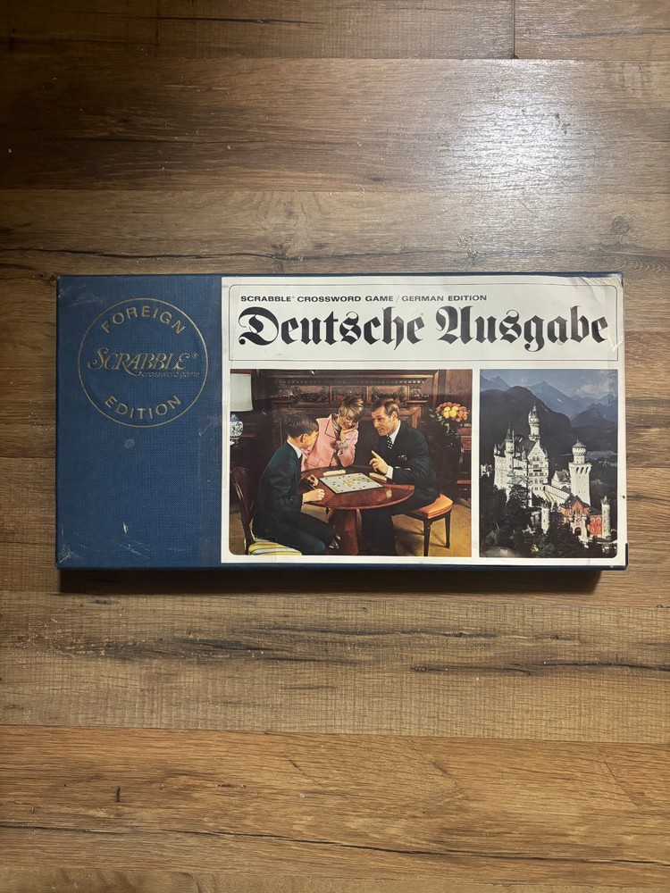 Vintage 1968 Foreign Edition  Scrabble (German)