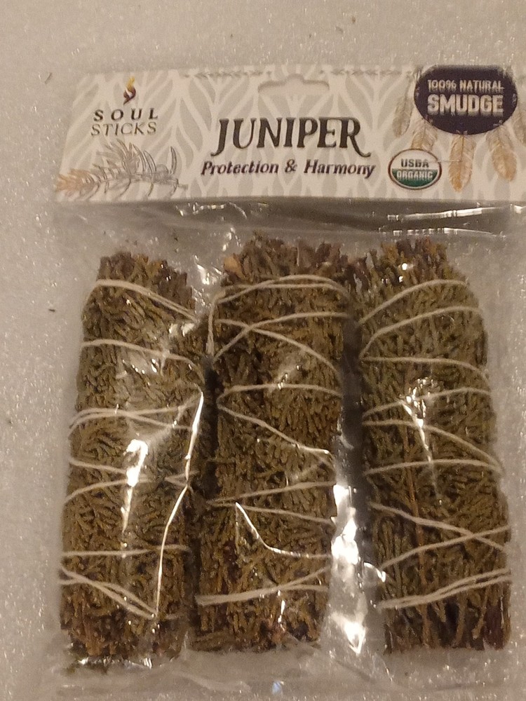 Juniper Smudge Stick Bundle Protection & Harmony Positive Vibe 3 Pack