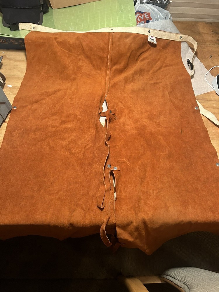 Steiner 12174 Brown Leather Welding Protective Leg Chaps