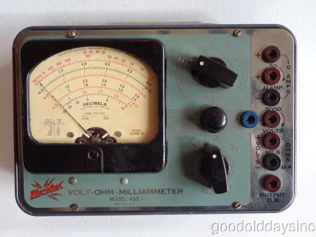 Hickok Model 435 Volt Ohm Milliammeter Tester