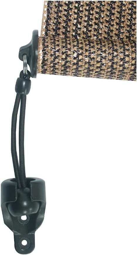 Coolaroo Replacement Parts Bungee End Cap Kit Black Kit-2 Sets,