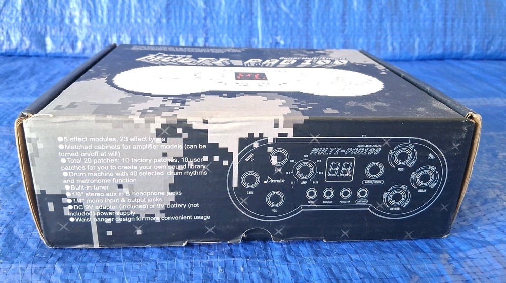 DONNER MULTI-PAD 100 (MULTI-PAD100) Multi-Effects Pedal (2020) - White - NEW