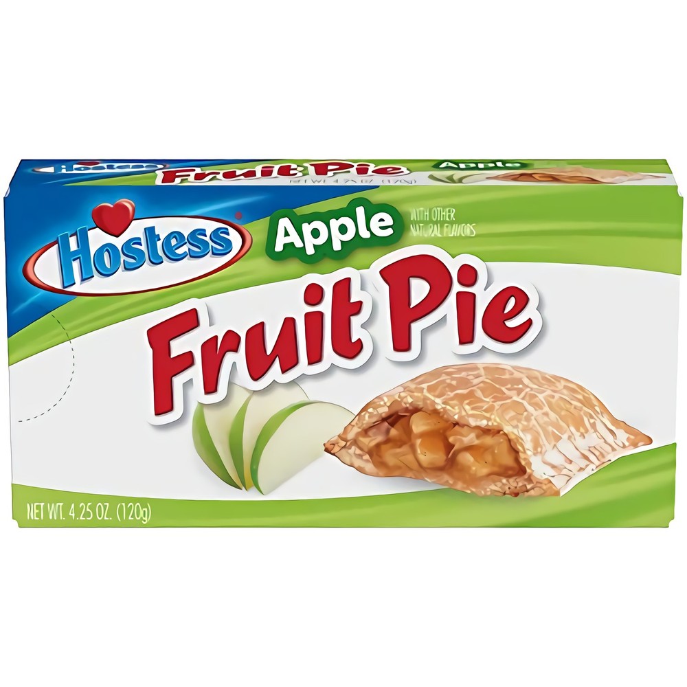 Hostess Cherry and Apple Fruit Pie Combo, 4.25 Ounce, 8 Count