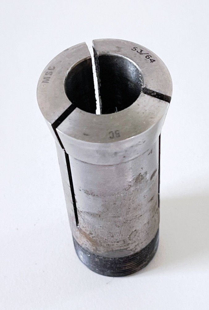 53/64" MSC 5C Round Collet External & Internal Threads .828125"