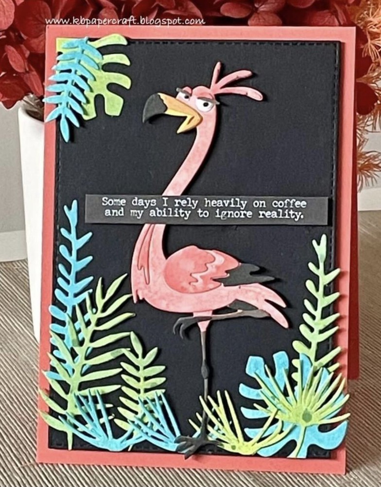 Sizzix Thinlits 9pc set - Gladys Colorize #665851 Retail $24.99 design Tim Holtz