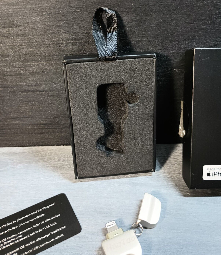 HooToo iPlugmate iPhone Flash Drive 128 GB HT-IM003 Preowned Working