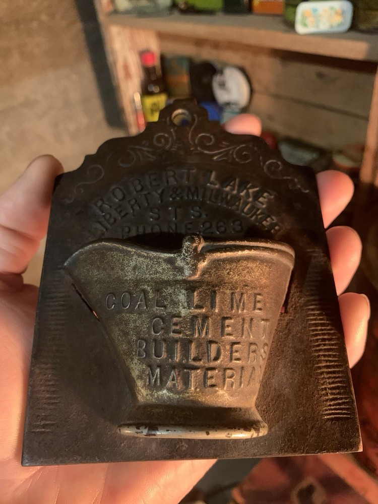 Cast Iron Match Holder Milwaukee