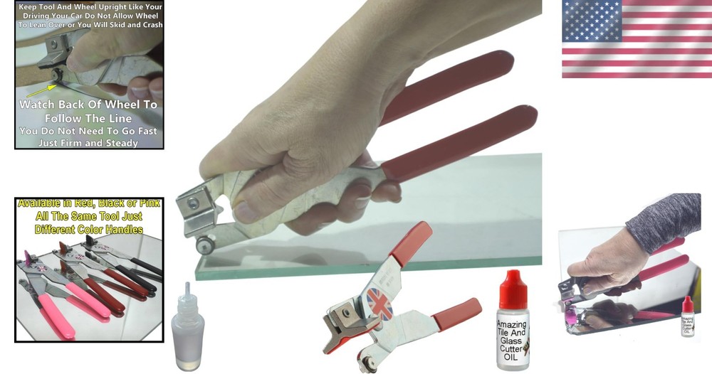 Professional Glass Cutter - Step-by-Step Instructions