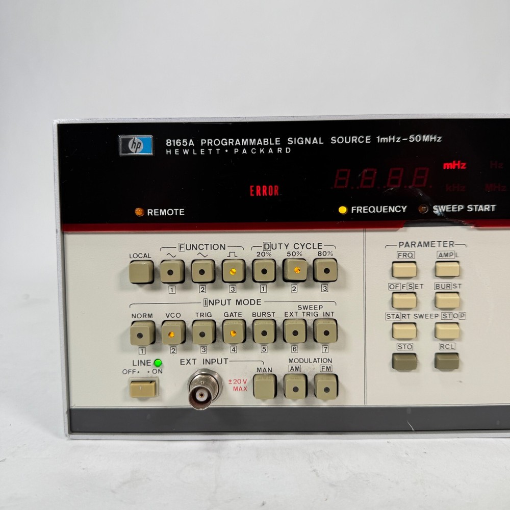HP 8165A Programmable Signal Source ⚡️ Fast Shipping | Sold As Is