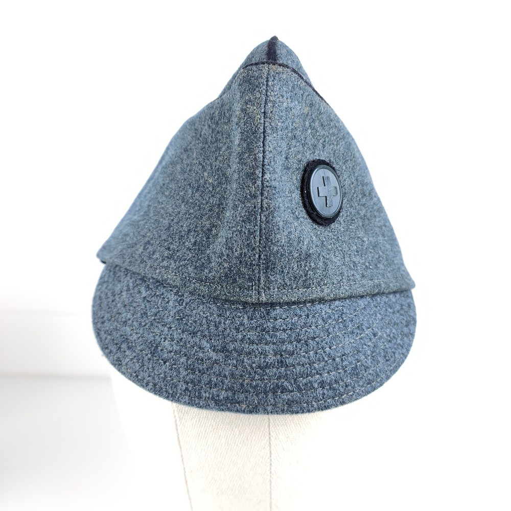 Vintage Swiss Army Multi Function Wool Military Cap - Signed