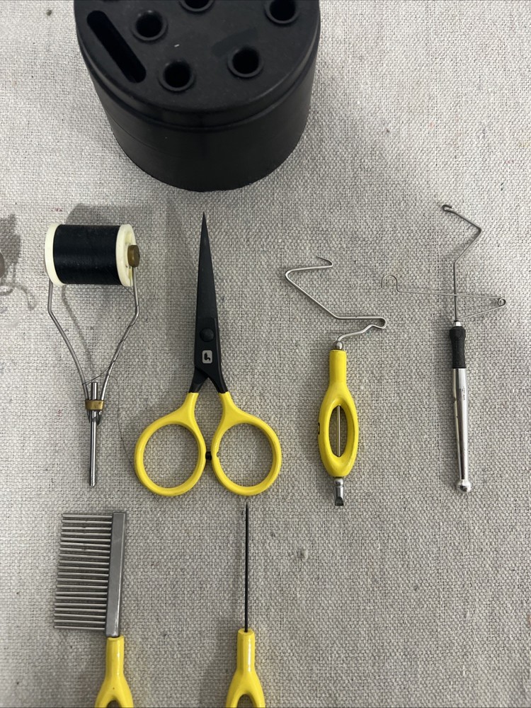 Loon Outdoors Set w/ Stonfo Bobbin And Other Tools. Tool Holder