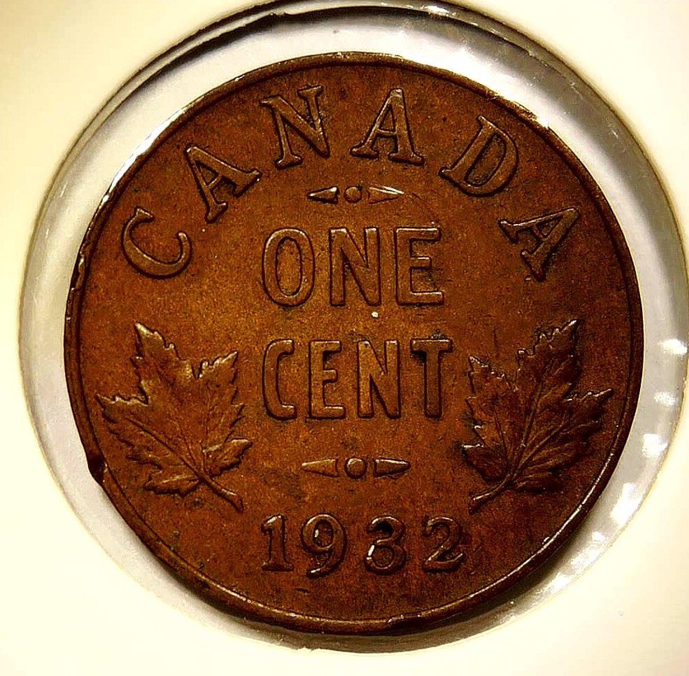 1932 Canada Small Cent King George V