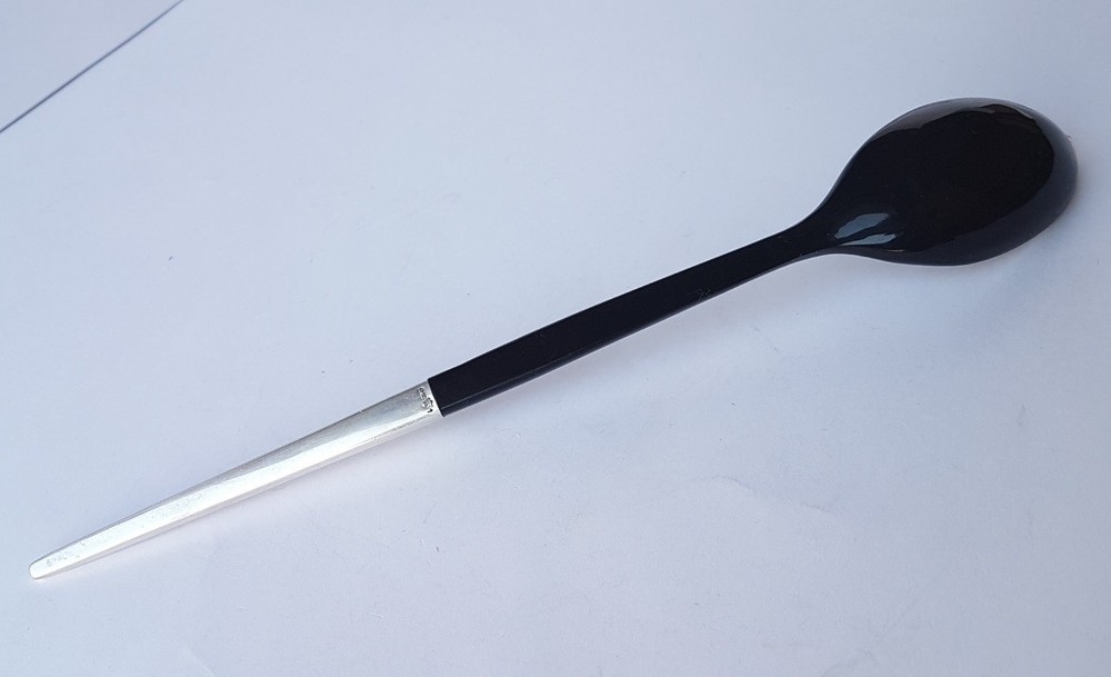 Spoon/ Serving Spoon, 925 Silver, Hermann Bauer, around 1960 M332