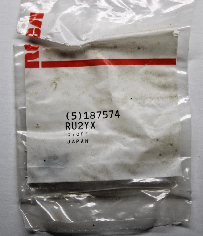RCA VCR Replacement Part Diode No. 187574 (4 pcs)