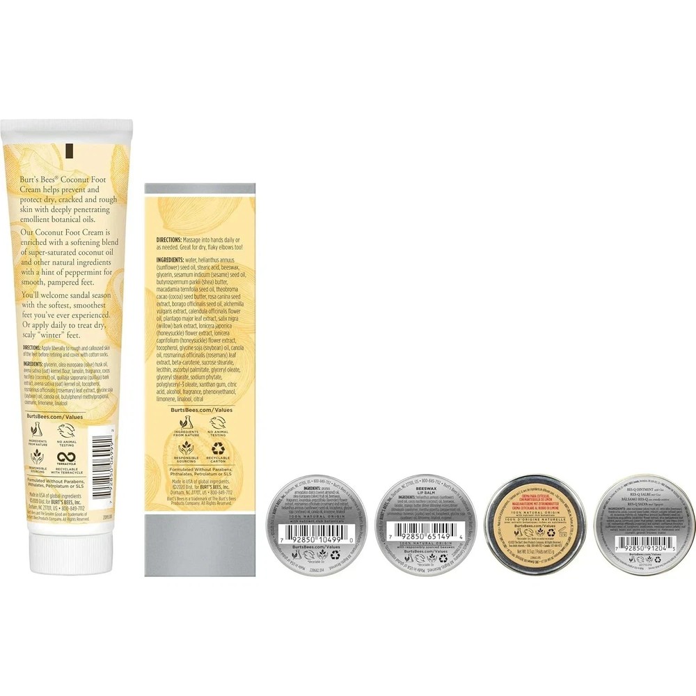 Burt's Bees Classic Gift Tin Set, 6 Items