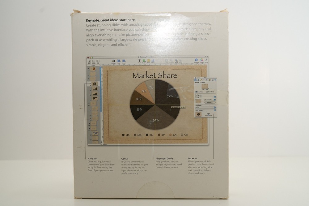 Apple Keynote 2003 Mac M8822Z/A