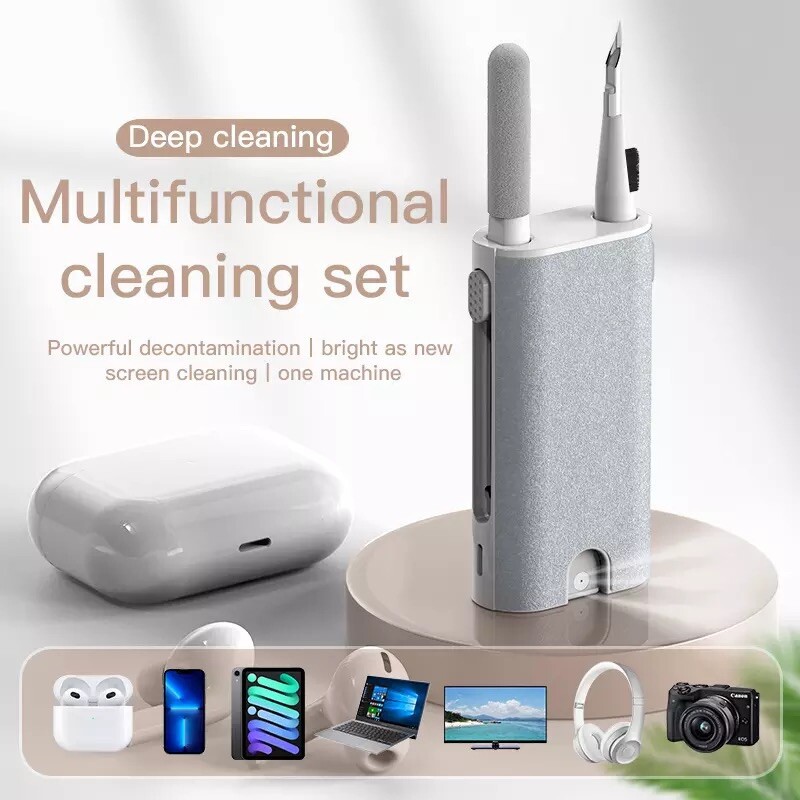 Multi-Function Cleaner Kit for Airpods Earbuds Laptop Phone Cleaning Brush Tool