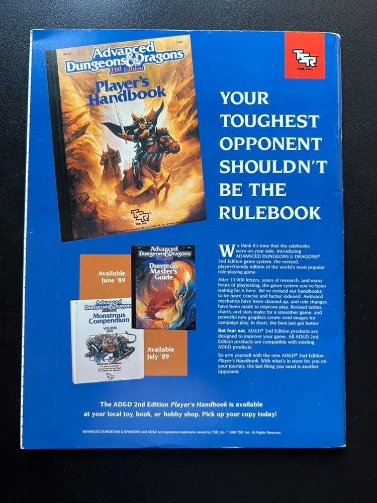 Dungeon Magazine Issue #17 May/June 1989