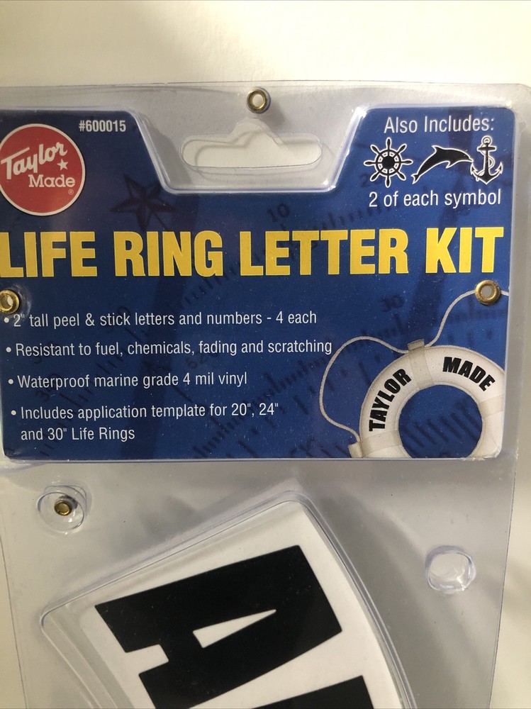 Taylor Made Life Ring Letter Kit #600015