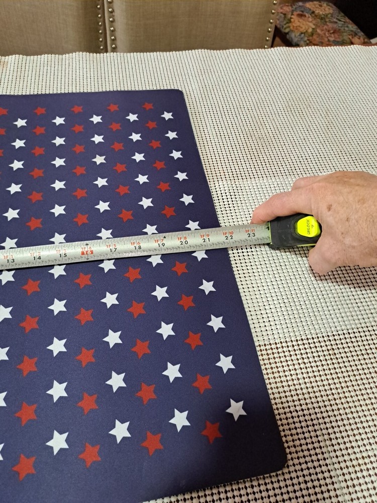 Large Soft Craft Mat Stars 19 3/4" X 21 3/4"