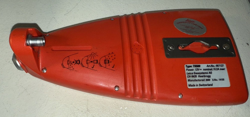 Leica Geosystems GPS System TR500 CONTROL PANEL CH-9435 ONLY