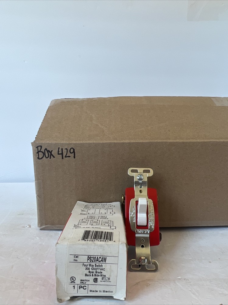 Pass & Seymour PS20AC4W 4 Way Switch