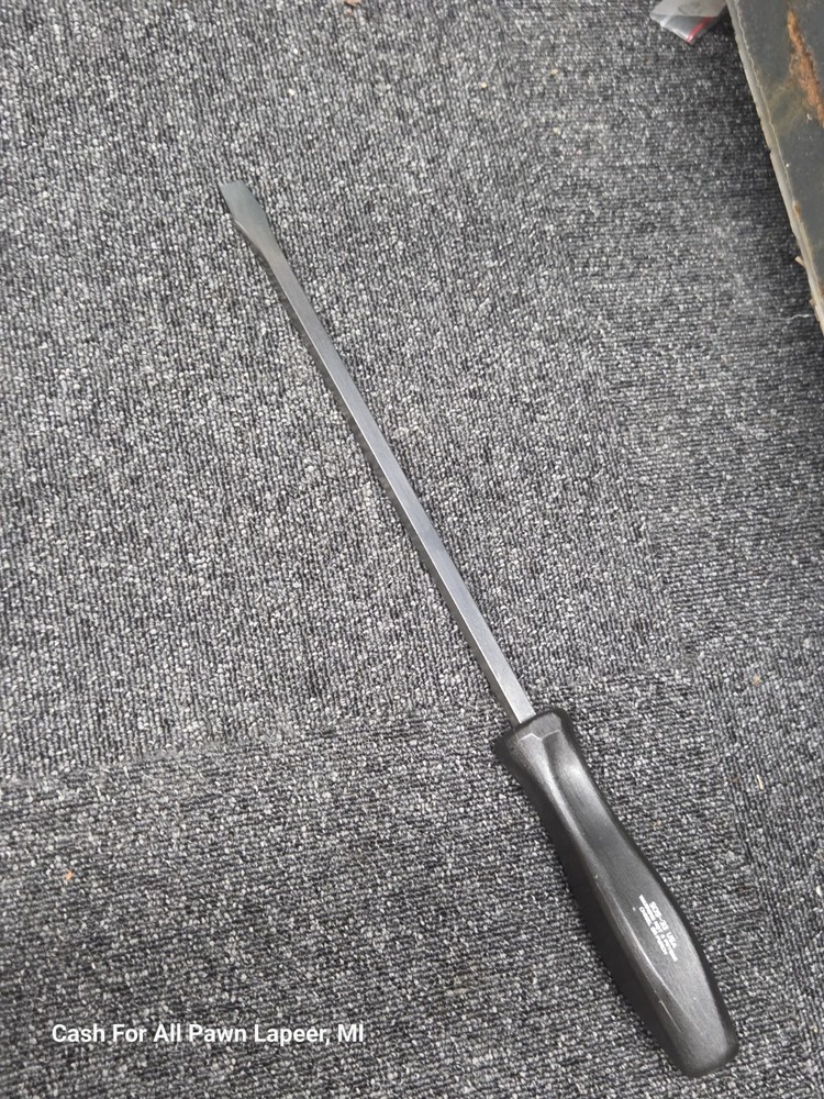 Williams SDS-33 8" Flat Tip Black Hard Handle Screwdriver tool