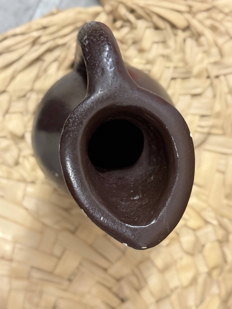 Vintage-Style Brown Ceramic Pitchers / Vase