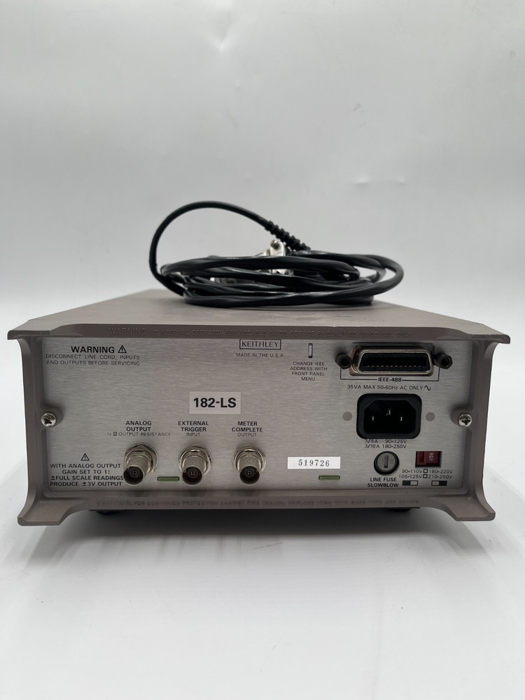 Keithley 182 LS Digital Voltmeter