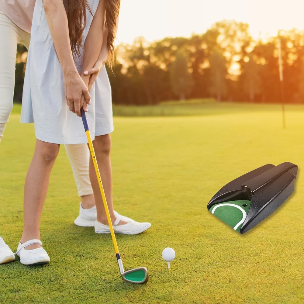 Golf Ball Return Putting Unit, Automatic Return Machine, Indoor Golf Putting ...