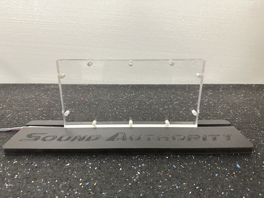 Blank: 10” X 5” Plexiglass Viewing Window (3/4") For Sub Box