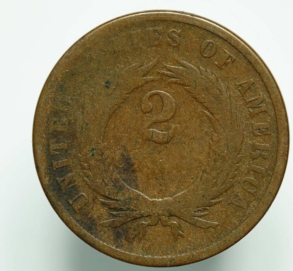 1867 Two Cent Piece AG