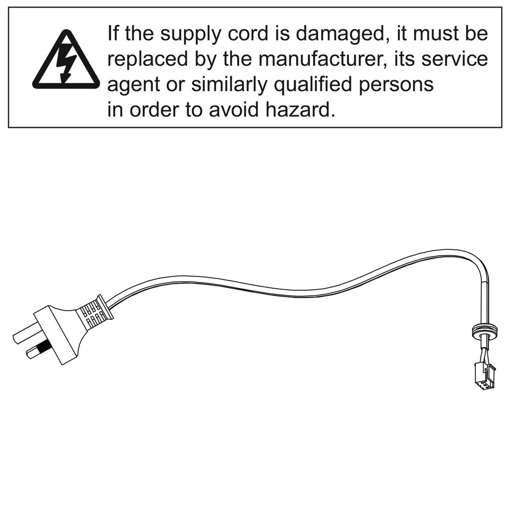Genuine Merlin Power Cord Tiltmaster (MT100EVO)