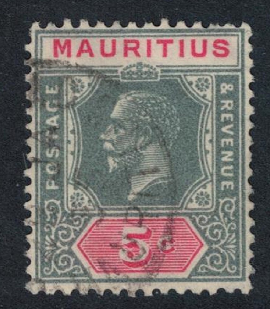 Mauritius George V 5c 1913 Canc SG#196