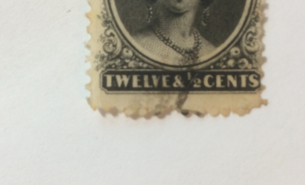 BroadviewStamps Canada Nova Scotia #13 used misperf