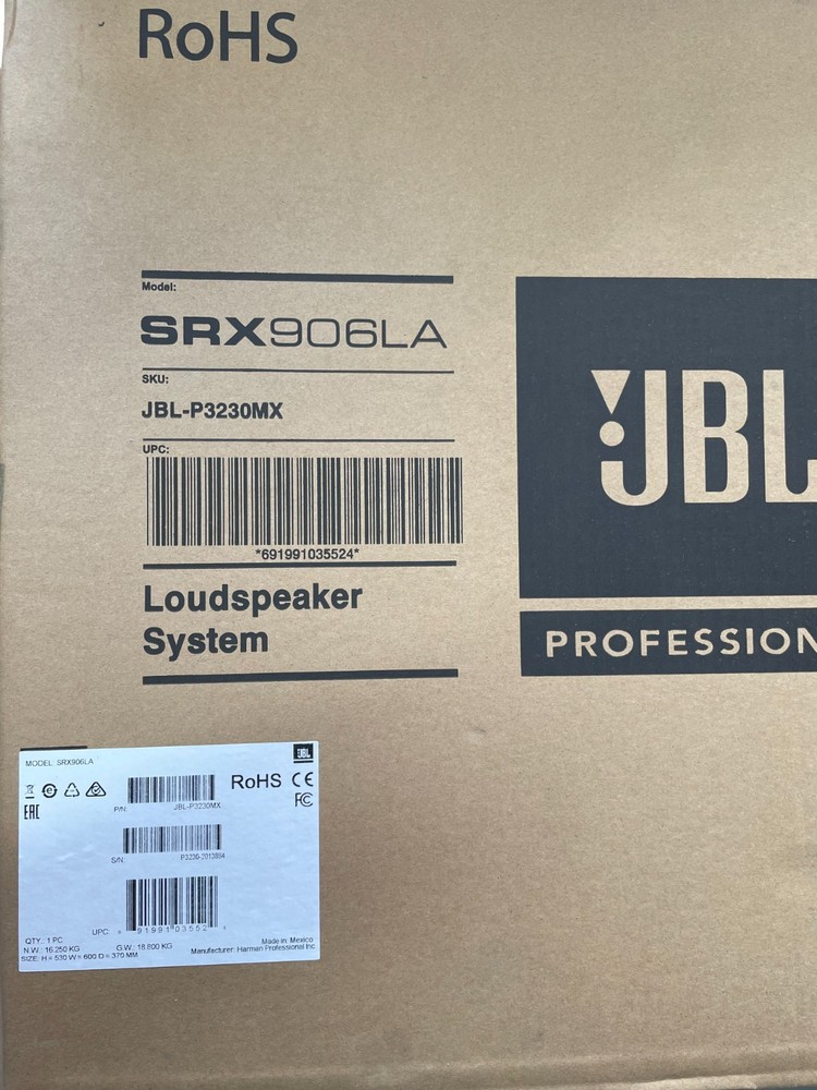 JBL SRX906LA Dual 6.5" Powered Line Array Loudspeaker (One)