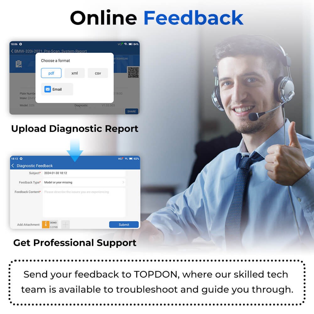 2025 TOPDON AD500 OBD2 Scanner Auto Diagnostic Tool Engine ABS SRS Code Reader