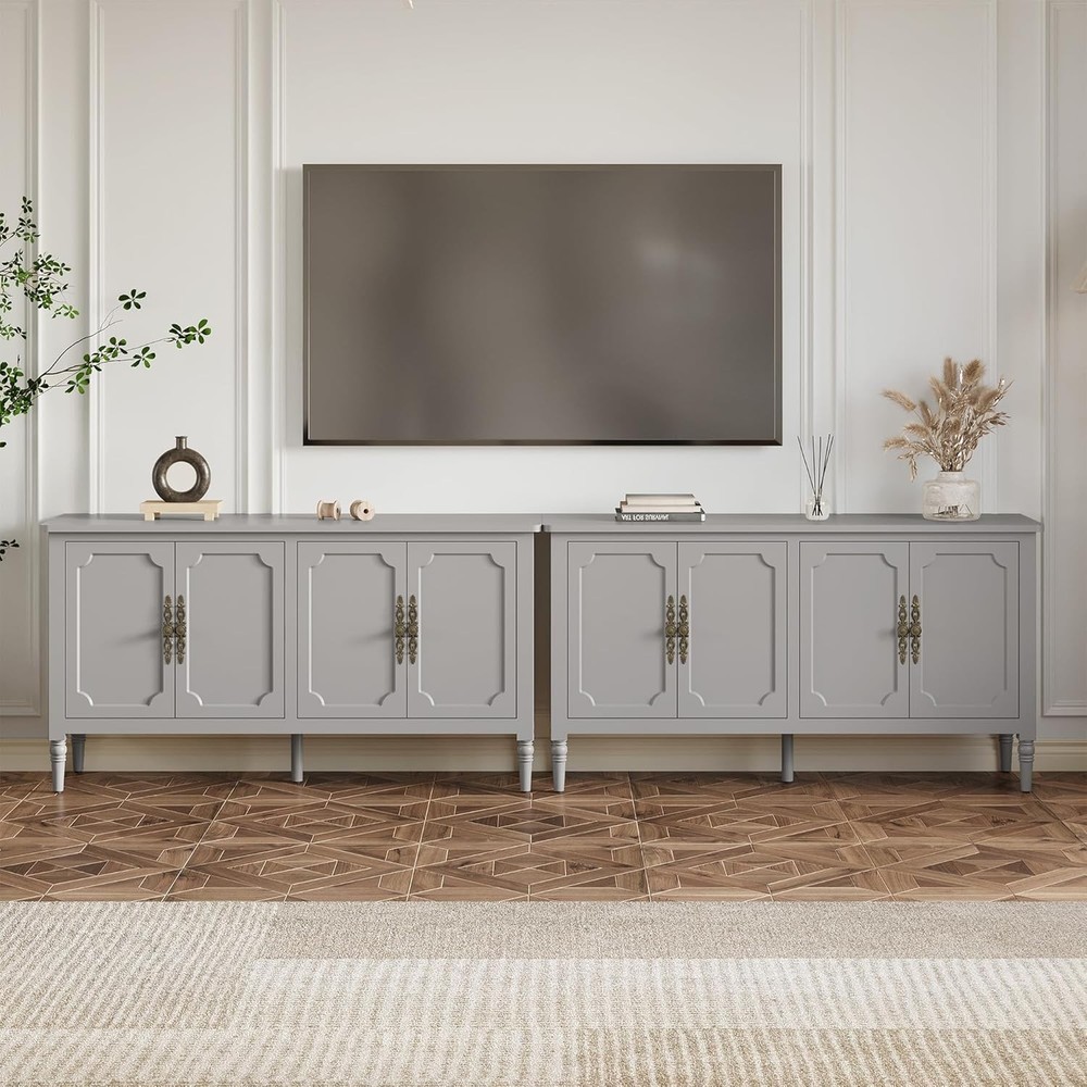 59'' Sideboard Buffet Cabinet with Stora, Modern Buffet