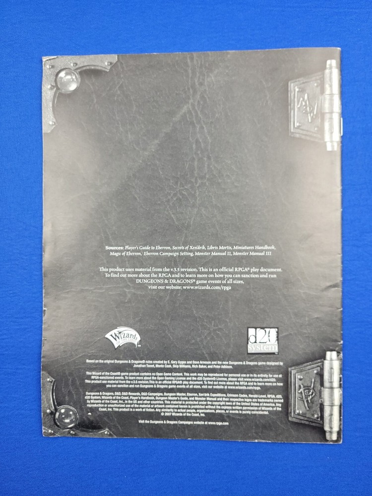 Marked Man Adventure Module - Dungeons and Dragons