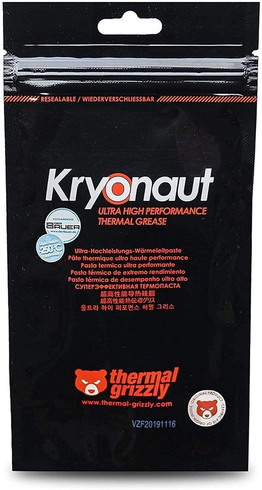 Thermal Grizzly Kryonaut Thermal Paste, 1g