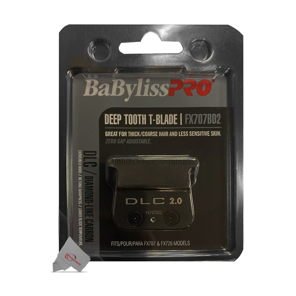 Babyliss PRO FX707BD2 DLC 2.0MM Deep Tooth T-Blade