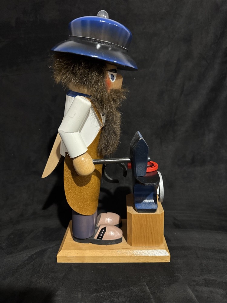 Vintage Steinbach Metalsmith Blacksmith Nutcracker West Germany 15" Look 👀