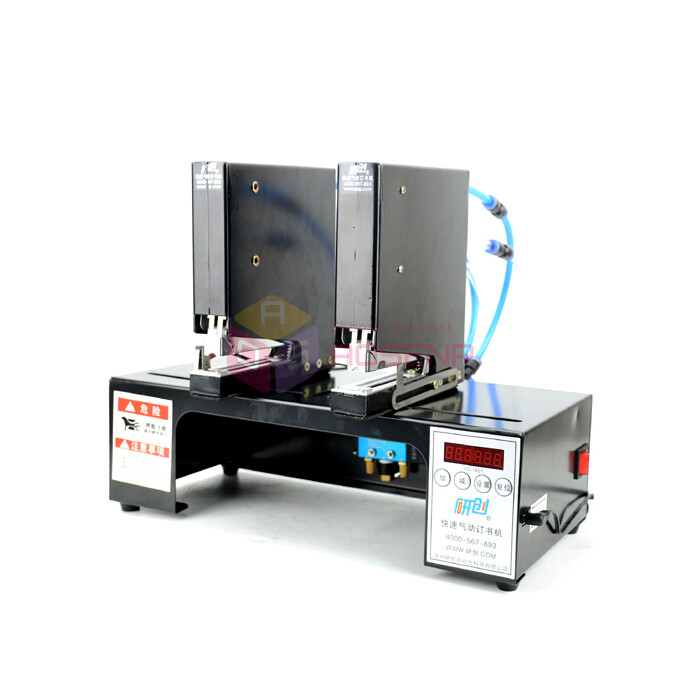 Double Head Automatic Electric Stapler Binding Machine Pneumatic Bookbinding