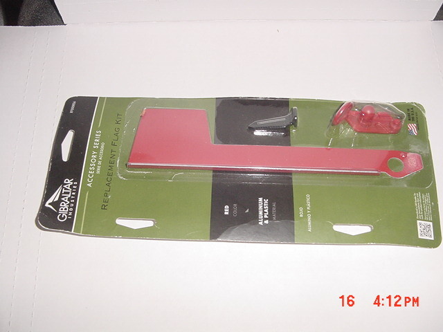 Gibraltar Mailboxes Replacement Mailbox Flag Kit Red #RF000R06   NEW