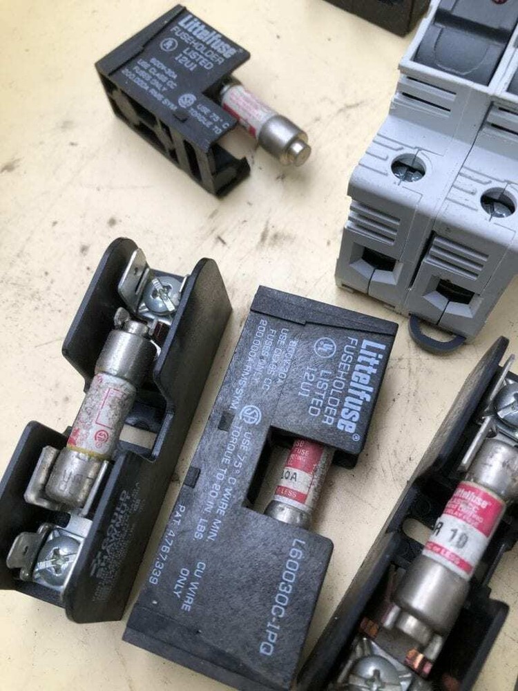 Various Brand Electrical Fuse Blocks / Circuit Breakers / Sensors / Relays / etc