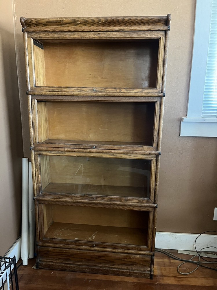 Macey Oak Barrister Bookcase