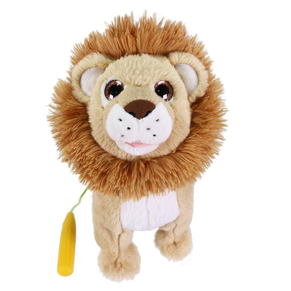 MEMBERS MARK WALKING & DANCING PLUSH, LION *DISTRESSED PKG