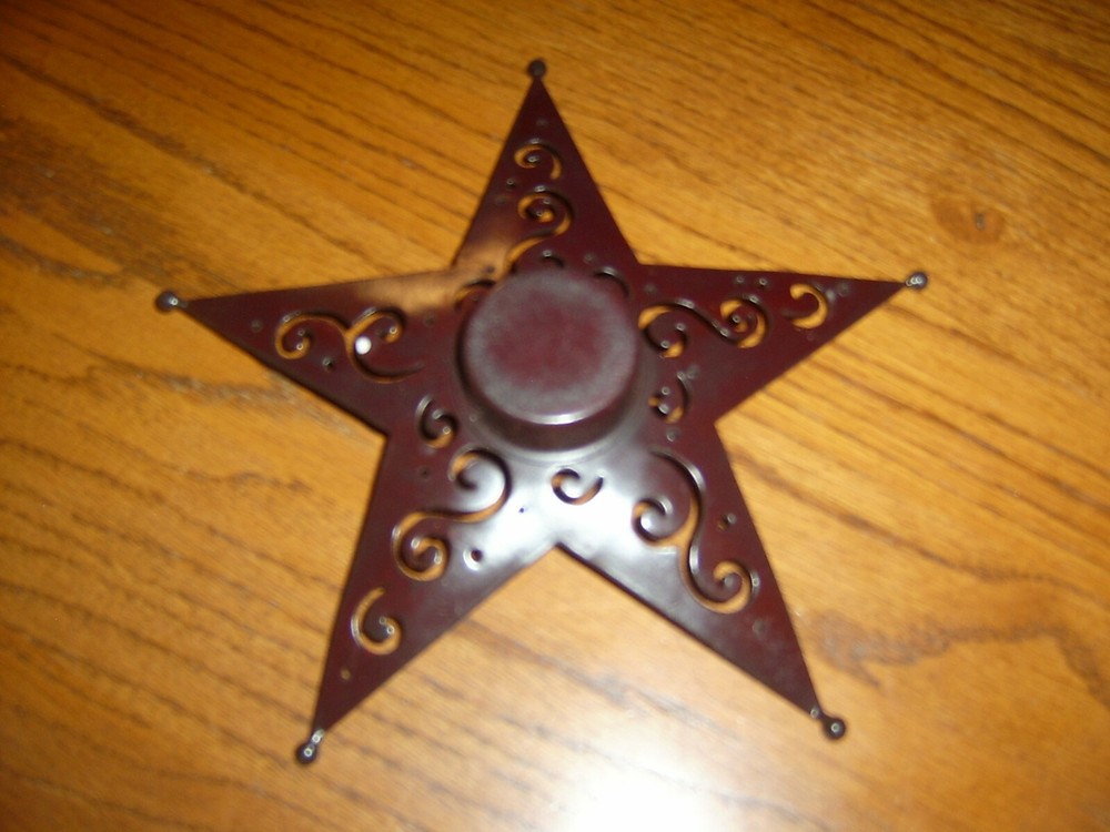 5 pointed Star Candleholder
